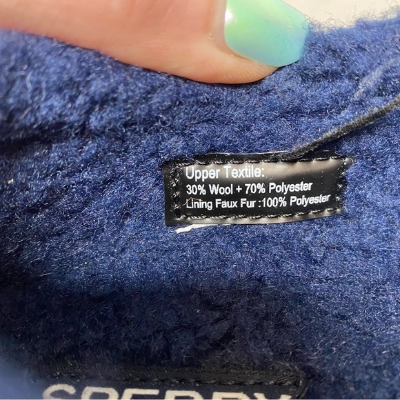 New! Sperry Pier Wave Blue Plaid Slip On Sneaker 9 - Picture 11 of 14